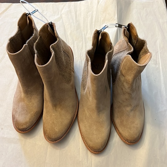Sofft Tara Barley Suede Booties. - Picture 6 of 11